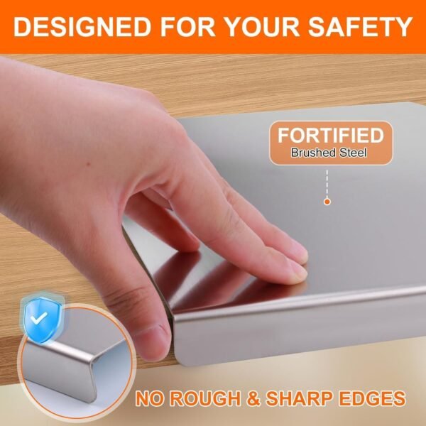 Stainless Steel Cutting Board – Large Kitchen Chopping Board