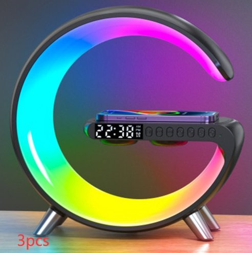 Bedside Lamp with Wireless Charger – Smart G-Shaped LED