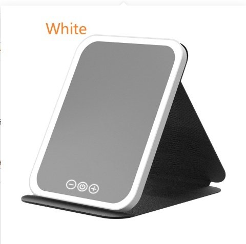 Portable Foldable LED Makeup Mirror With Built-in Lights