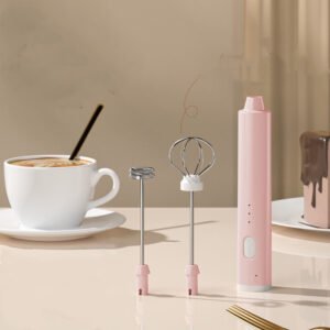 Mini Electric Whisk – 3-Speed Rechargeable Handheld Mixer