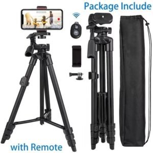Lightweight Tripod for DSLR Camera, Phone & Live Streaming