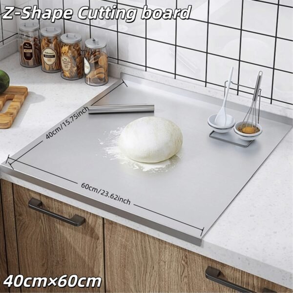 Stainless Steel Cutting Board – Large Kitchen Chopping Board
