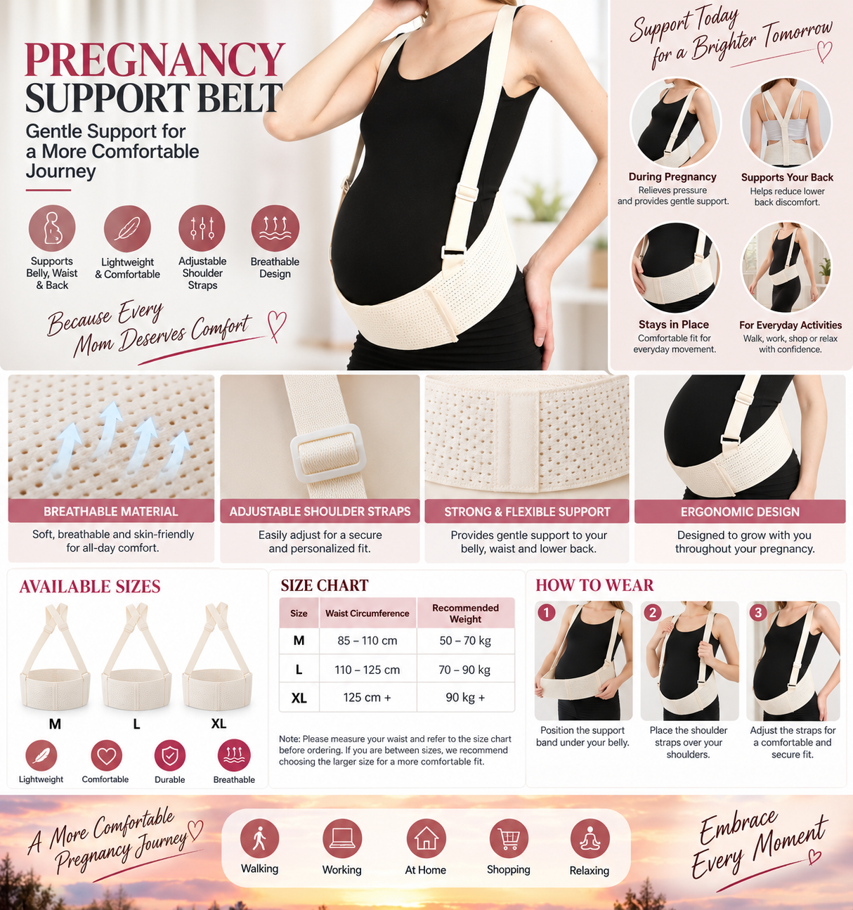 Pregnancy Support Belt