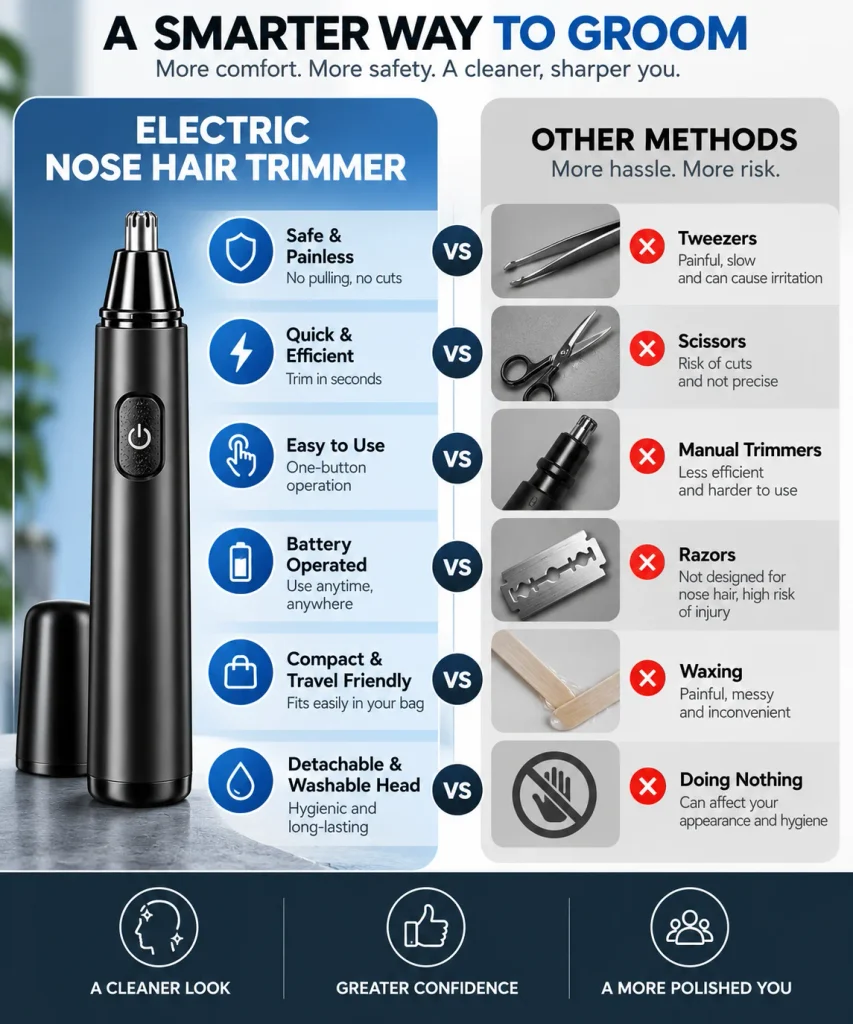 painless nose hair trimmer