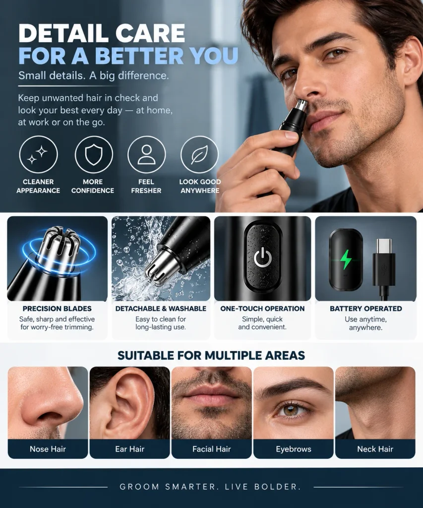painless nose hair trimmer