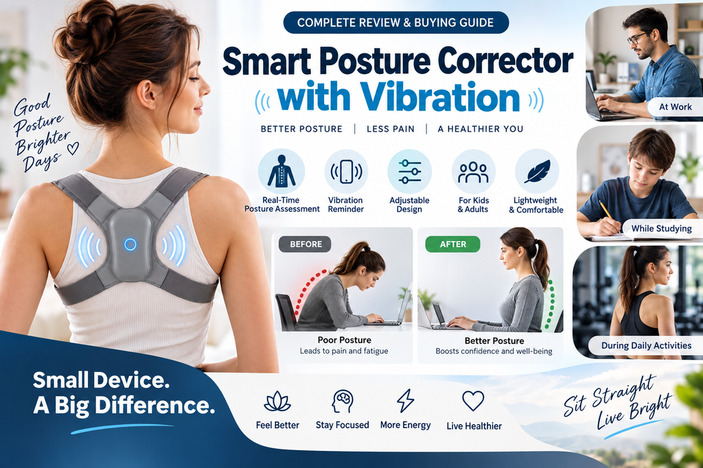 smart posture corrector with vibration