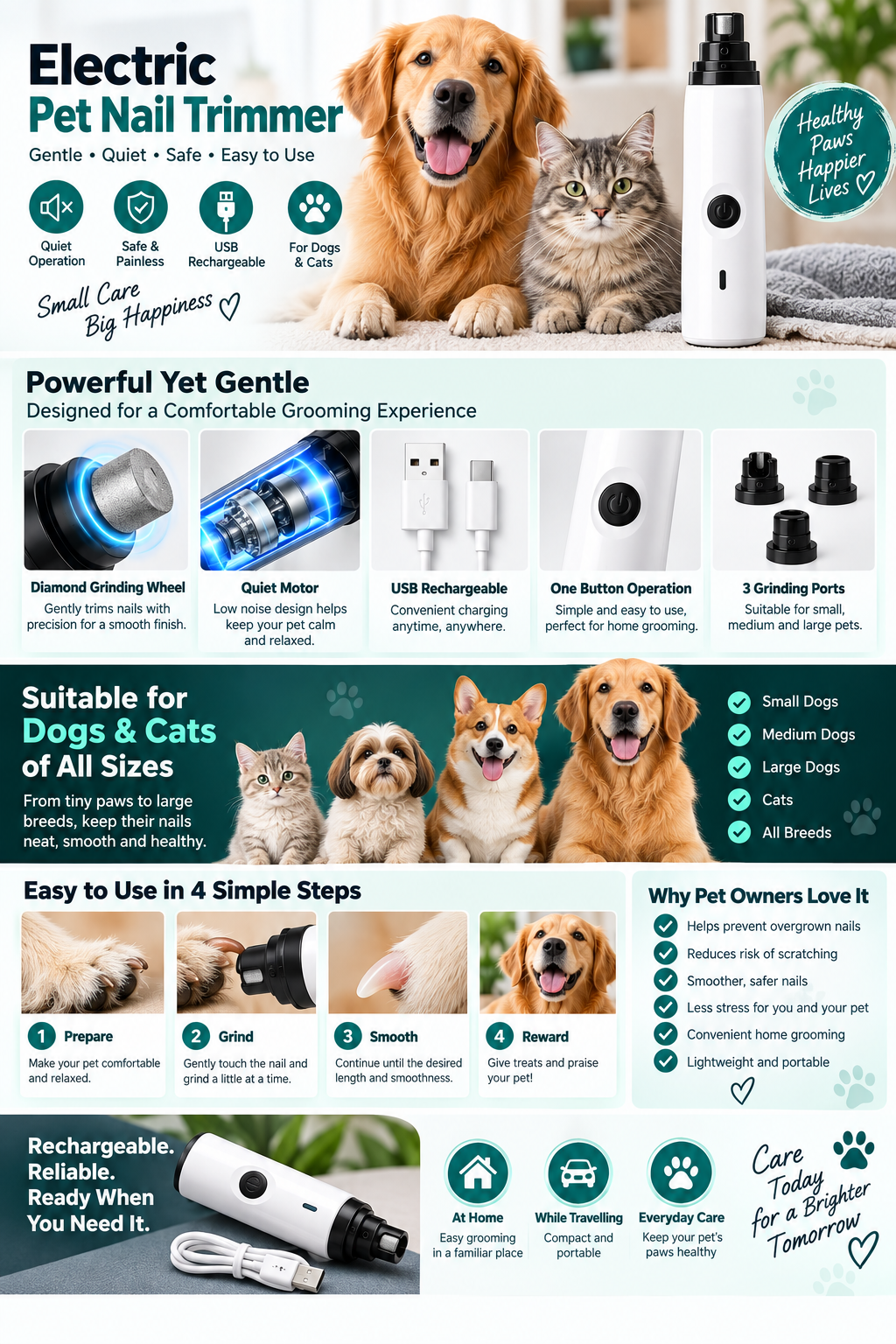 electric dog nail trimmer