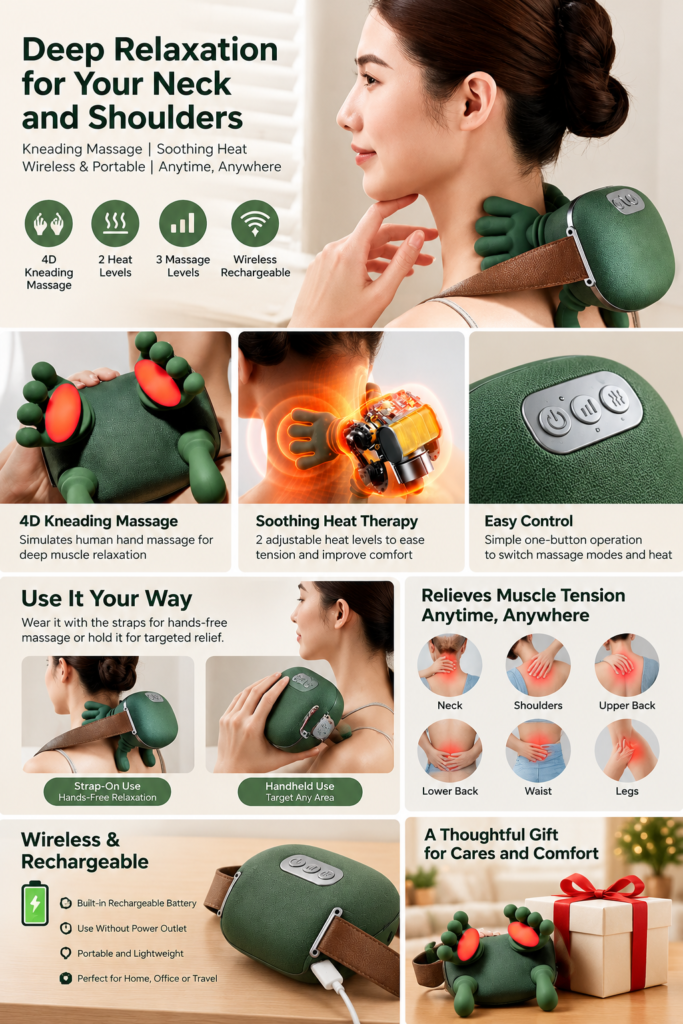 Electric Neck and Shoulder Massager
