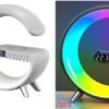 Bedside Lamp with Wireless Charger – Smart G-Shaped LED
