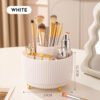 360° Rotating Makeup Organizer – 5 Compartment Cosmetic Holder