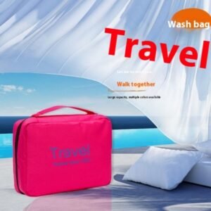 Travel Toiletry Organizer with Hook – Large Capacity