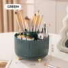 360° Rotating Makeup Organizer – 5 Compartment Cosmetic Holder
