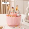 360° Rotating Makeup Organizer – 5 Compartment Cosmetic Holder